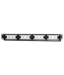 Patchpanel 19" CAT5e UTP - 24 ports