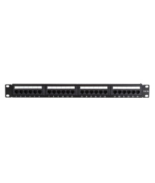 Patchpanel 19" CAT5e UTP - 24 ports
