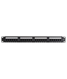 Patchpanel 19" CAT6 UTP - 24 ports