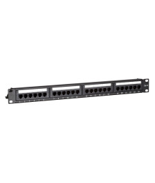 Patchpanel 19" CAT6 UTP - 24 ports