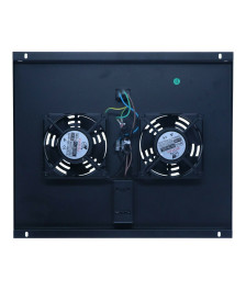 Lüftereinheit - Ventilator Paket mit 2 Ventilatoren und Thermostat gee