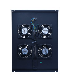 Lüftereinheit - Ventilator Paket mit 4 Ventilatoren und Thermostat gee