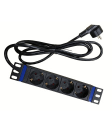 10 inch power strip with 4 sockets