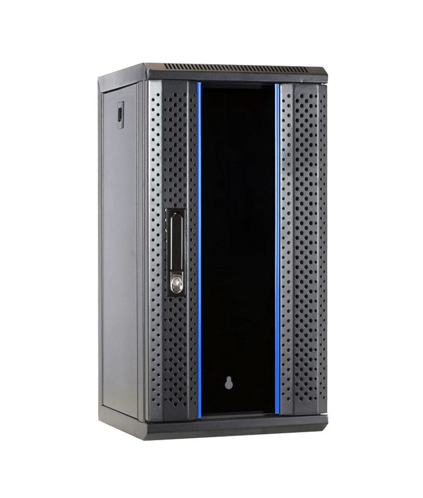 10 inch 12U server rack with glass door 312x310x618mm (WxDxH)