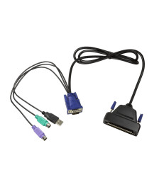 19 inch KVM console tray with USB and PS/2 QWERTY keyboard