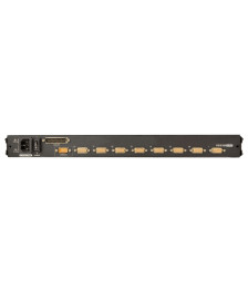 17” KVM Konsole mit 8 x PS/2