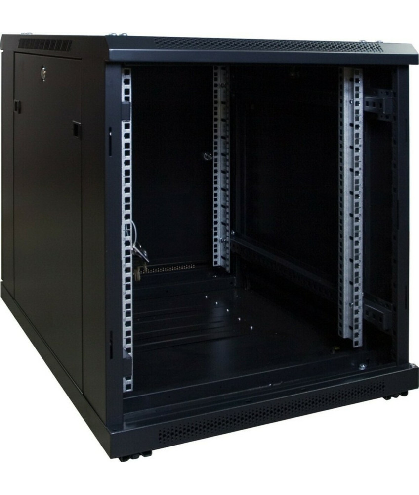 12 HE, kleiner Serverschrank, mit Glastür (BxTxH) 600 x 800 x 720 mm