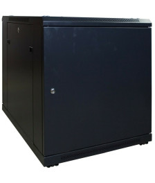 12 HE, kleiner Serverschrank, mit Glastür (BxTxH) 600 x 800 x 720 mm