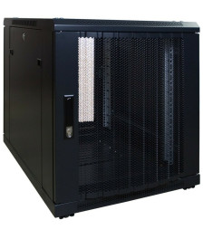 12U mini server rack with perforated 600x800x720mm (WxDxH)