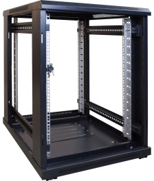 15U mini server rack with glass door 600x800x860mm (WxDxH)