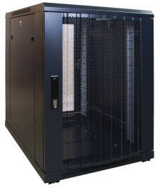 15U mini server rack with perforated door 600x800x860mm (BxDxH)