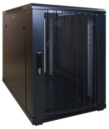15U mini server rack with perforated door 600x1000x860mm (WxDxH)
