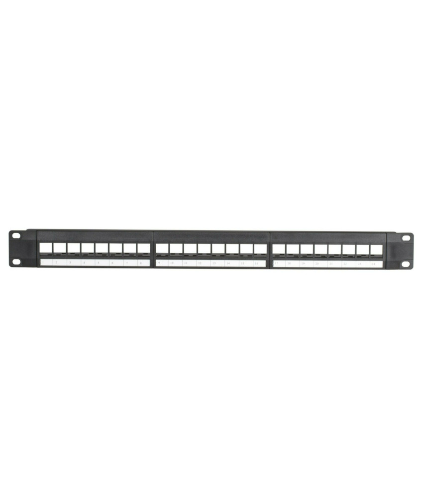UTP Keystone-Patchpanel - 24 Ports Unbestückt