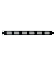 19 inch perforated cover panel - 1U