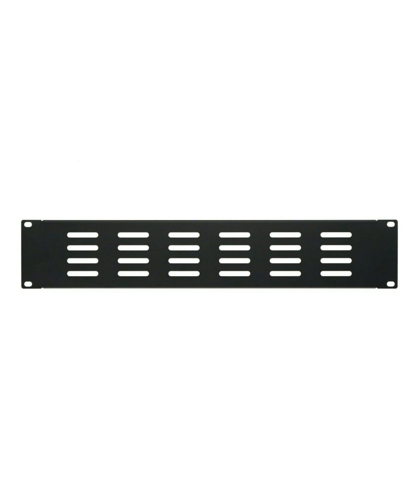 19 inch perforated cover panel - 2U
