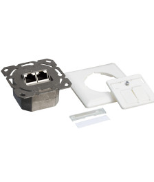 CAT6 UTP / STP surface-mount box, white