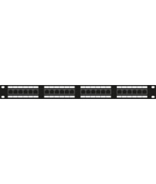 CAT6a STP patch panel - 24 ports