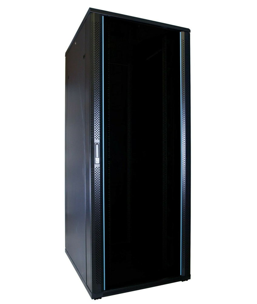 47 HE 19” Serverschrank, mit Glastür (BxTxH) 600 x 1000 x 2200mm