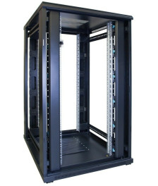 27 HE 19” Serverschrank, mit perforierter Fronttür (BxTxH) 800 x 1000