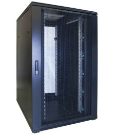 27U server rack with perforated door 800x1000x1400mm (WxDxH)