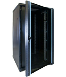 27U server rack with glass door 800x800x1400mm (WxDxH)