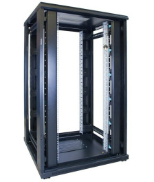 27U server rack with perforated door 800x800x1400mm (WxDxH)