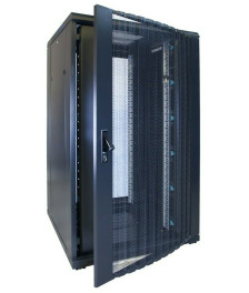 27U server rack with perforated door 800x800x1400mm (WxDxH)