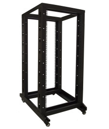 27U relay rack on castors 600x800x1400mm (WxDxH)