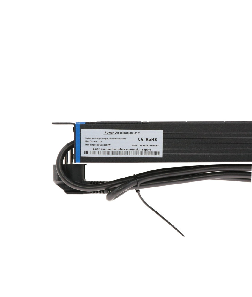 19 inch 8-way power strip - surge protection device