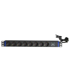 19 inch 8-way power strip - surge protection device