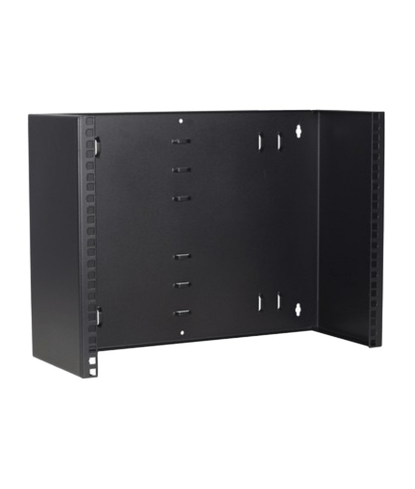 8 HE, 19” Montagerahmen für Wandbefestigungen ohne Schaniere - 180mm T