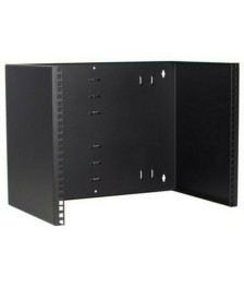8 HE, 19” Montagerahmen für Wandbefestigungen ohne Schaniere - 300mm T