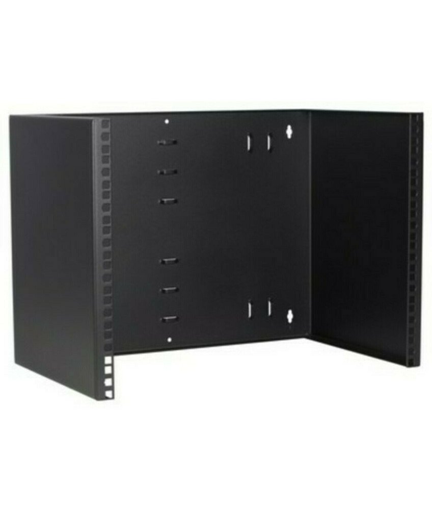 8 HE, 19” Montagerahmen für Wandbefestigungen ohne Schaniere - 300mm T