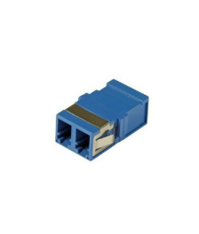 Singlemode Keystone Kupplung LC-LC duplex blau