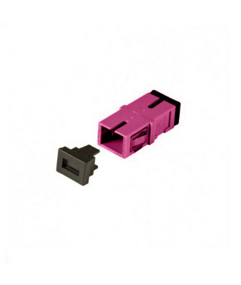 Multimode Keystone Kupplung SC-SC simplex lila