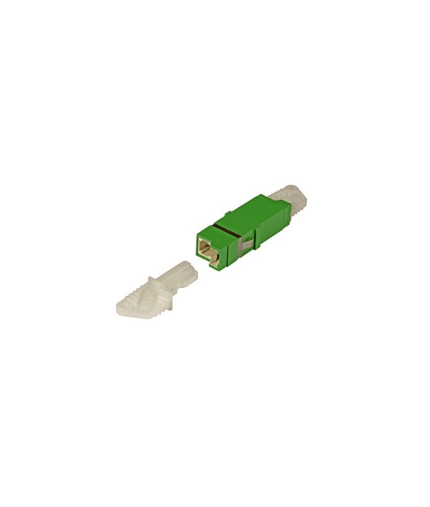 Singlemode keystone coupling E2000-E2000 simplex green