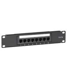 10 Inch CAT5e UTP patch panel - 8 ports