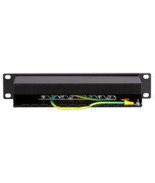 10 Inch CAT5e FTP patch panel - 8 ports