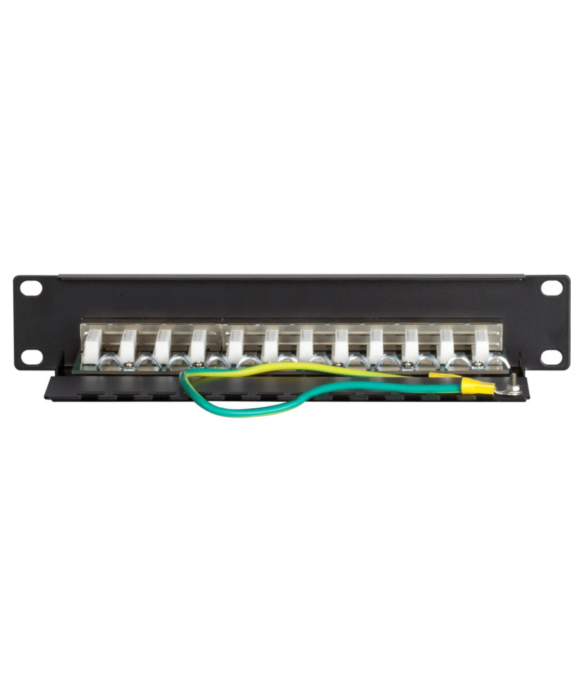 Patchpanel 10”, 12-fach FTP Patchpanel CAT 5e