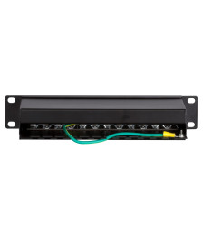10 Inch CAT5e FTP patch panel - 12 ports