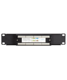 Patchpanel 10”, 8-fach UTP Patchpanel CAT 6