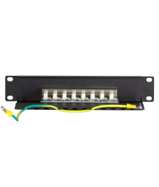 10 Inch CAT6 FTP patch panel - 8 ports
