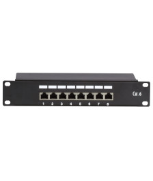 Patchpanel 10”, 8-fach FTP Patchpanel CAT 6