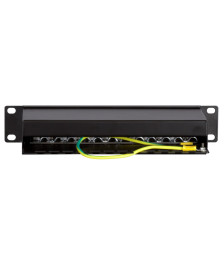 10 Inch CAT6 FTP patch panel - 12 ports
