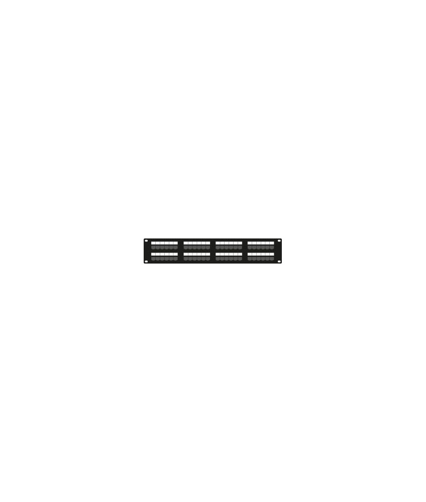 CAT5e UTP patch panel - 48 ports