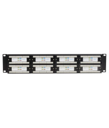 CAT6 UTP patch panel - 48 ports