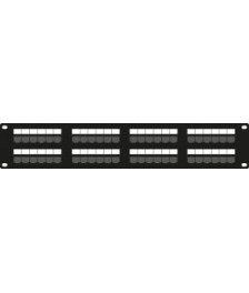 Patchpanel 19" CAT6 UTP - 48 ports