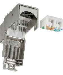 CAT6 STP Keystone Connector - Toolless