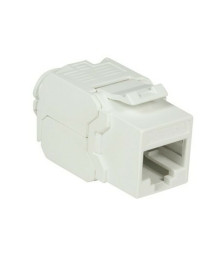 CAT6a UTP Keystone Netzwerkstecker - Toolless - Weiß