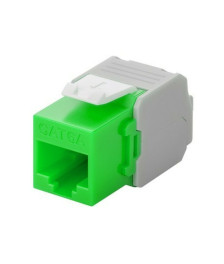 CAT6a UTP Keystone Netzwerkstecker - Toolless - Grün